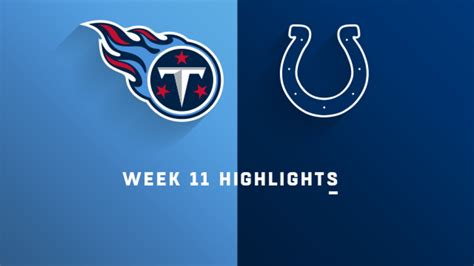 Titans vs. Colts highlights | Week 11