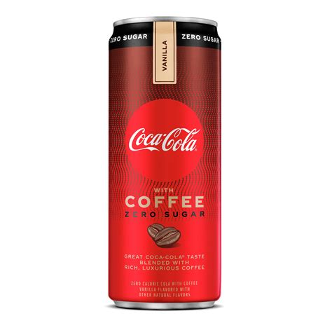 Coca-Cola Zero Sugar Vanilla Coffee Soda Pop, 12 Fl Oz Can - Walmart.com