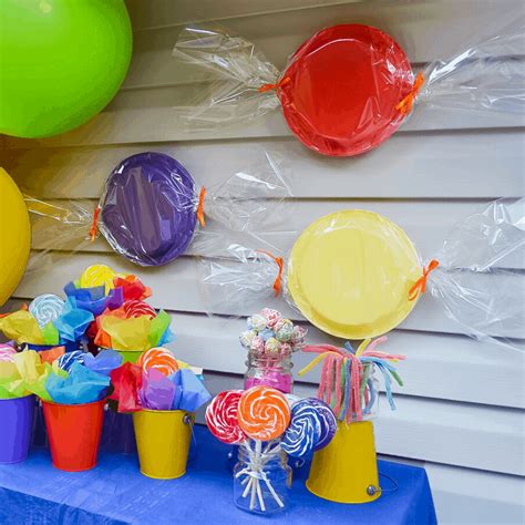 Simple DIY Candy Themed Party Decorations - Vacation Pointers