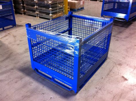 Blue Industrial Mild Steel Storage Bin, Capacity: 1 Ton To 4 Ton at best price in Ahmedabad