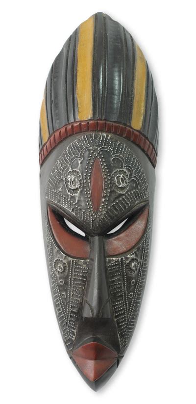 Hand Carved African Mask - Ashanti Donkor | NOVICA