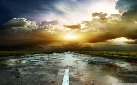 Rainy Road Wallpapers - Top Free Rainy Road Backgrounds - WallpaperAccess