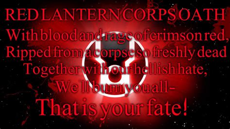 Red Lantern Corps Oath by Pattyw99 on DeviantArt