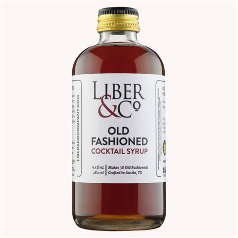 Old Fashioned Cocktail Syrup - Liber & Co.