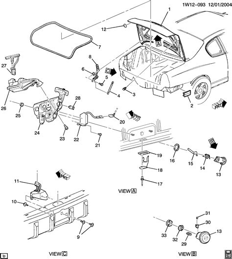 Impala - Rear compartment hardware > Chevrolet EPC Online > Nemiga.com