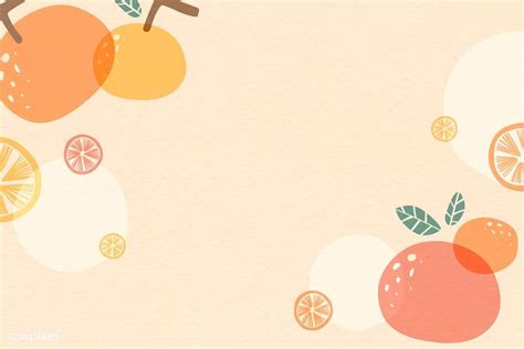 Orange patterned background with design space vector | premium image by ...