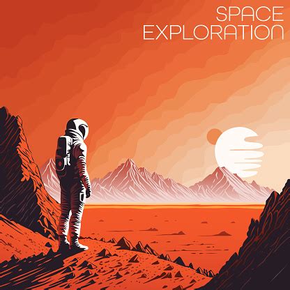 Space Poster Stock Illustration - Download Image Now - Aerospace ...