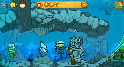 "Scribblenauts Unlimited" Walkthrough: Lost Kingdom of Parentheses and Abian Sea Front - LevelSkip