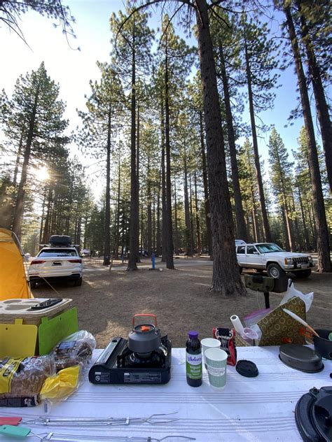 Camping at Lake Tahoe 🏔 : camping