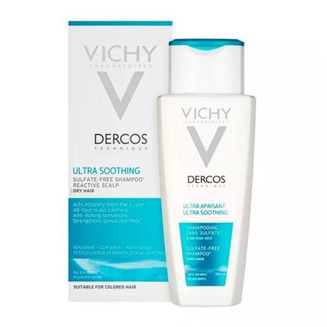 vichy dercos ultra soothing sulfate-free shampoo 200ml Shampoo - Rosheta