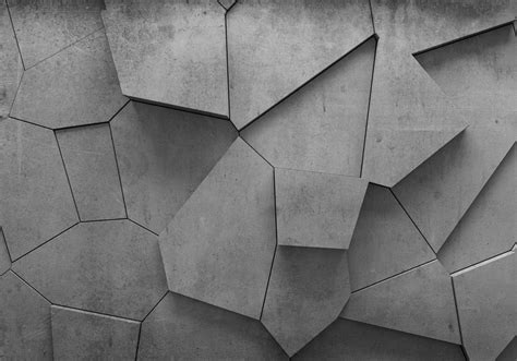 Concrete Wall Texture 3d mural wallpaper - TenStickers