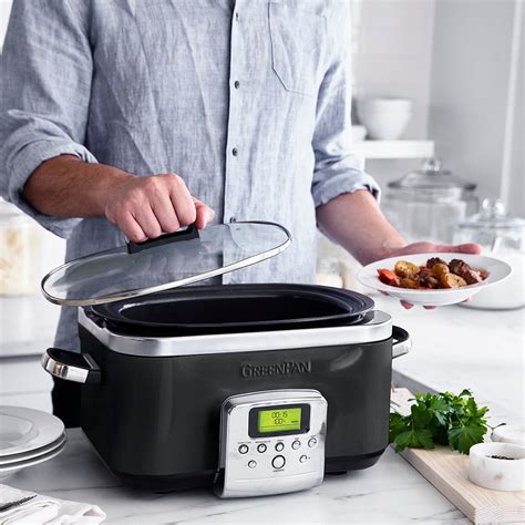 GreenPan - Slow Cooker Black 6L | Peter's of Kensington