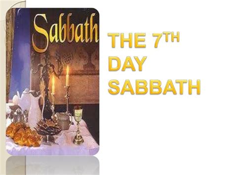 The 7th Day SABBATH