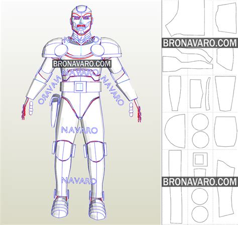 DOCTOR DOOM Cosplay Armor Template - Dr Doom Full Armor Pepakura – NAVARO