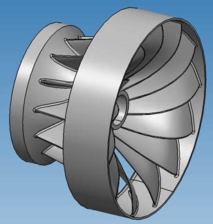 Francis turbine model - H2O energija