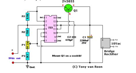 9-V POWER SUPPLY ELECTRONIC CIRCUIT DIAGRAM FREE INFORMATION | BASIC ...