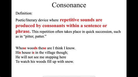 Poetry exercise #5 Alliteration, Assonance, Consonance - YouTube