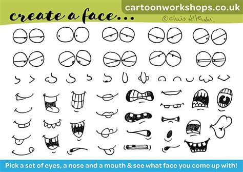 How-to-Draw-Cartoons-Sheet copy - Cartoon Workshops for Schools