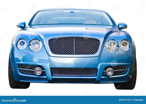 Blue Luxury Car Stock Image - Image: 8177161