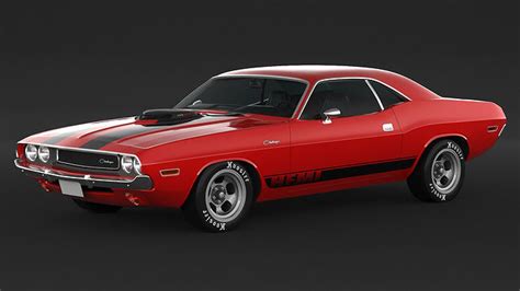 1970 Dodge Challenger Mopar 3D model | CGTrader