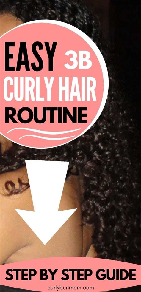 3A 3B Curly Hair Routine: How To Care For The Best Defined Curls - Curly Bun Mom | Curly hair ...