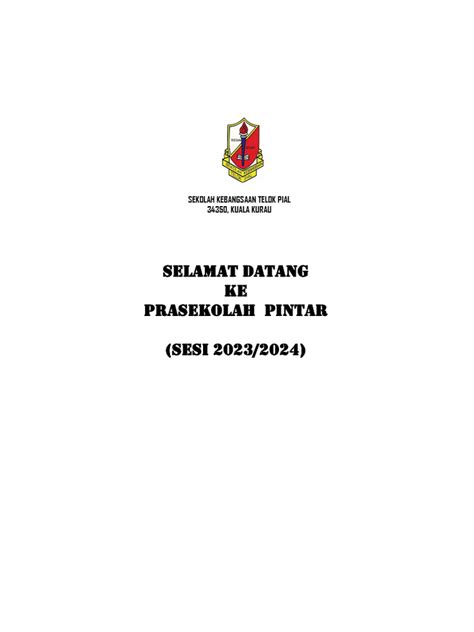 Buku Program Pendaftaran Pra 2023 | PDF