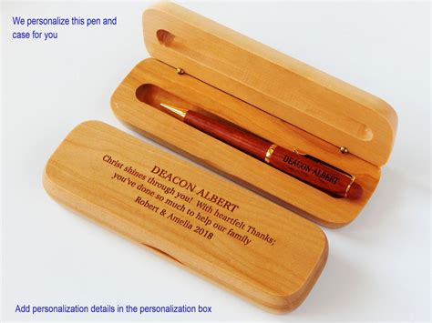 Deacon Appreciation Gift Gifts for Pastor Personalized Ordination Wooden Pen Christmas Gift - Etsy