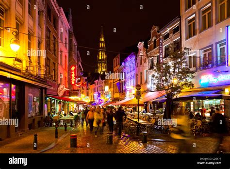 Brussels Nightlife Stock Photo, Royalty Free Image: 35782747 - Alamy