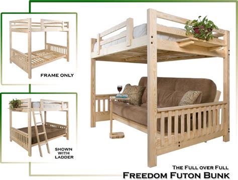 Full over Full Futon Bunk - Maximize your Living Space!