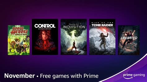 Free games with Amazon Prime Gaming for November 2021 - IGB