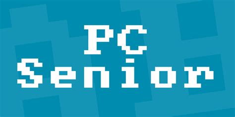 PC Senior Font · 1001 Fonts