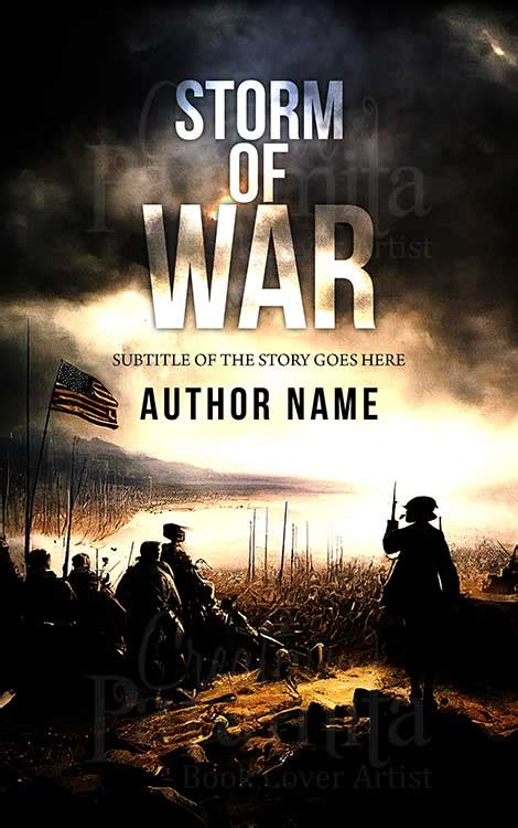 Storm of war Premade book cover