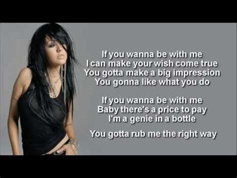 Christina Aguilera + Genie In A Bottle + Lyrics/HQ - YouTube