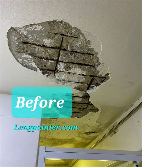 Ceiling plaster,wall plaster, ceiling repairs.Repair and repainting kitchen ceiling, toilet ...