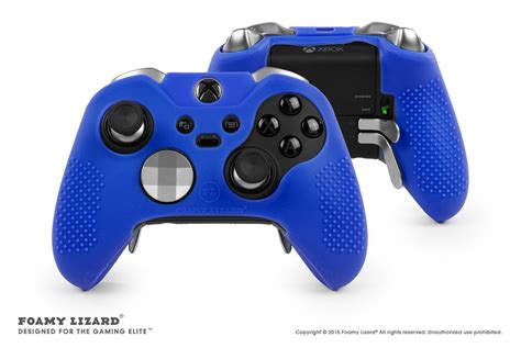 Amazon.com: ElitePro Grip STUDDED Skin Set for Xbox One ELITE Controller by Foamy Lizard ® Sweat ...