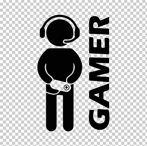 a black and white logo with the words gamer on it