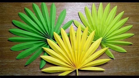 PAPER LEAVES | DIY LEAVES | DECORATIVE LEAVES | EASY PAPER LEAF MAKING