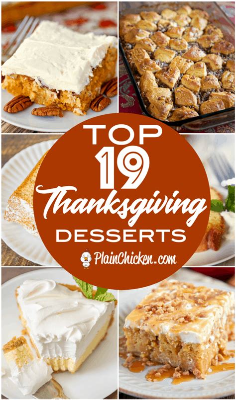 Top 19 Thanksgiving Desserts - Plain Chicken