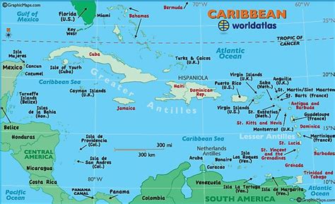 Caribbean Map / Map of the Caribbean - Maps and Information About the Caribbean - Worldatlas.com