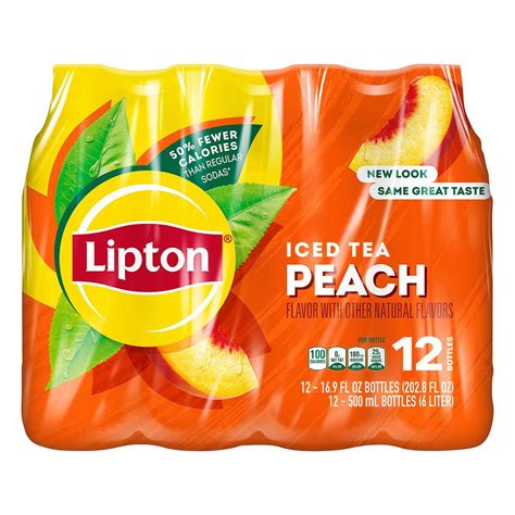 Lipton Peach Iced Tea Nutritional Information - Nutrition Ftempo