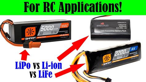 Basics of LiPo vs Li ion vs LiFe Batteries Explained - YouTube