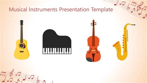 Musical Instruments PowerPoint Template - SlideModel