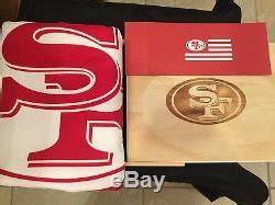 San Francisco 49ers Collectible Faithful Flag With Wood Box New Never Used