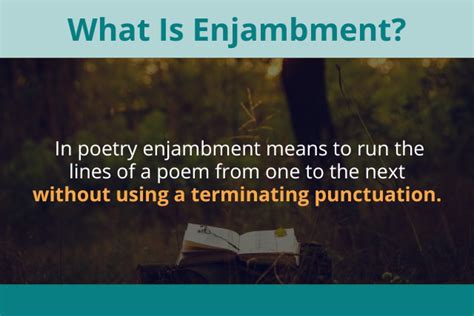 Enjambment: Definition and Examples for Writers