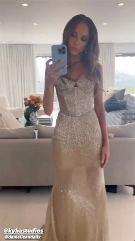 Kay Adams stuns in 'gorgeous' figure-hugging ballgown as 'perfect' NFL ...