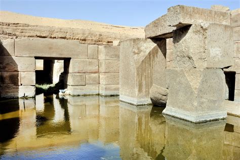 The Osireion at the Temple of Seti I in Abydos, Egypt. | Egypt, Seti i, Egypt art