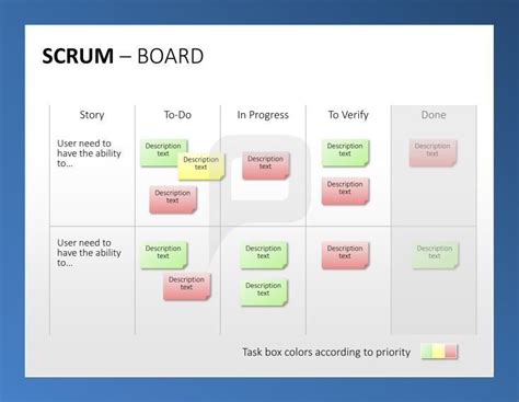 Scrum Board Template Excel