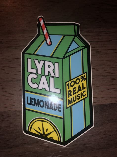 Lyrical Lemonade LYRICAL LEMONADE OG CARTON STICKER | Grailed