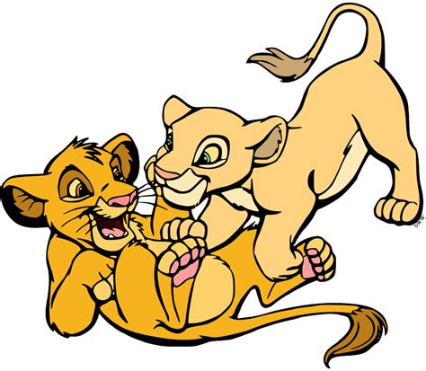 Simba and Nala Clip Art | Disney Clip Art Galore