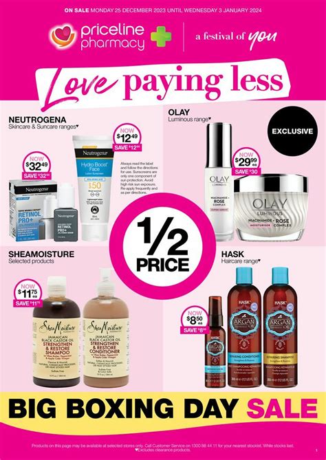 Priceline Pharmacy from 25 December